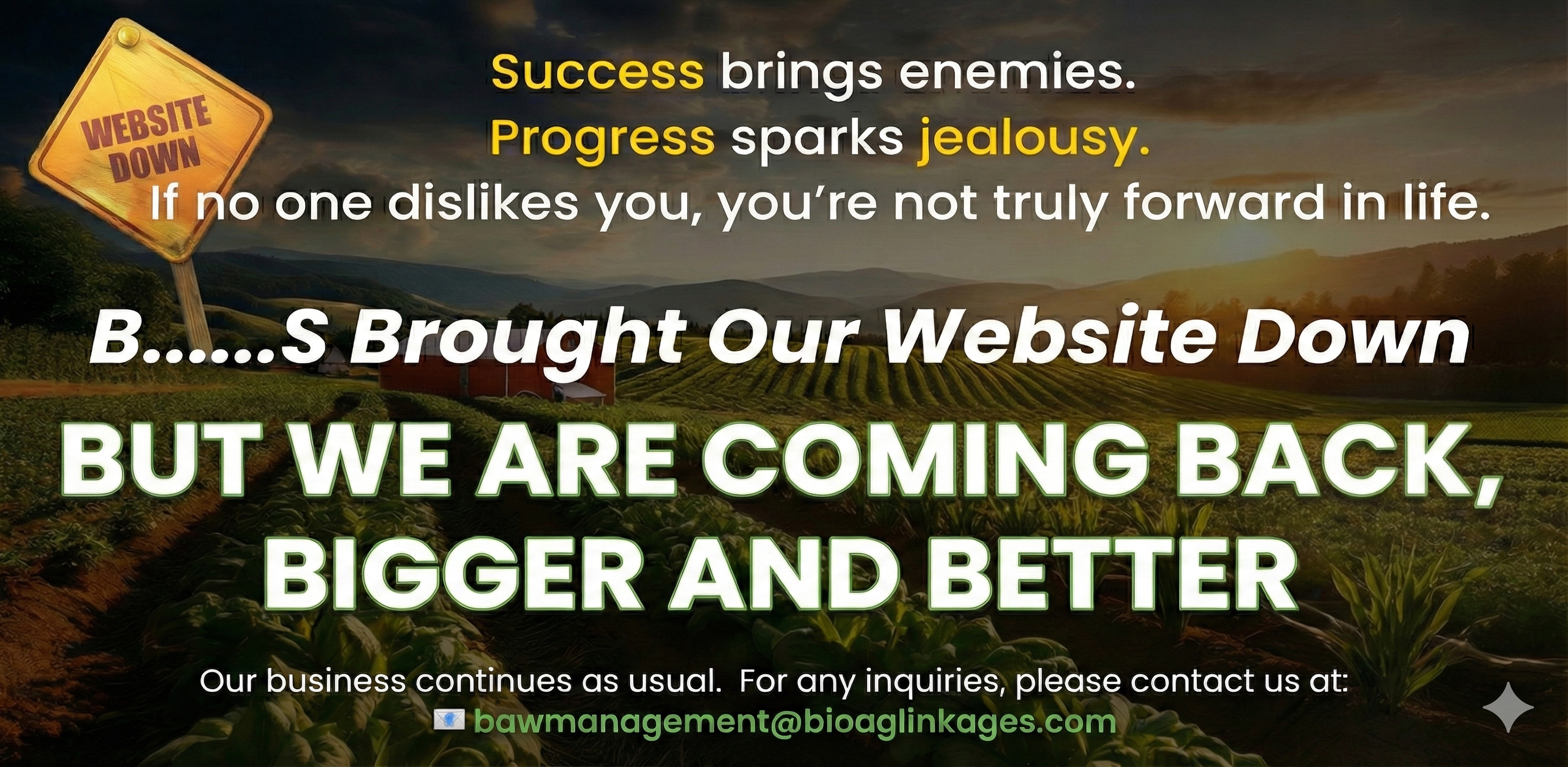 Website Under Maintenance